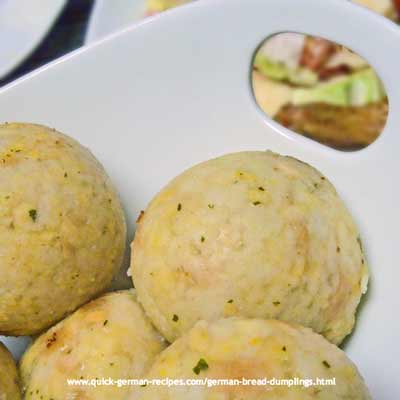 German bread dumplings