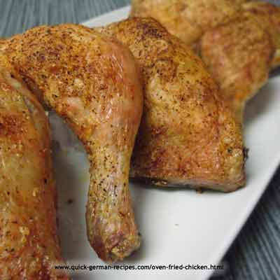 German Oven Fried Chicken | Quick German Recipes