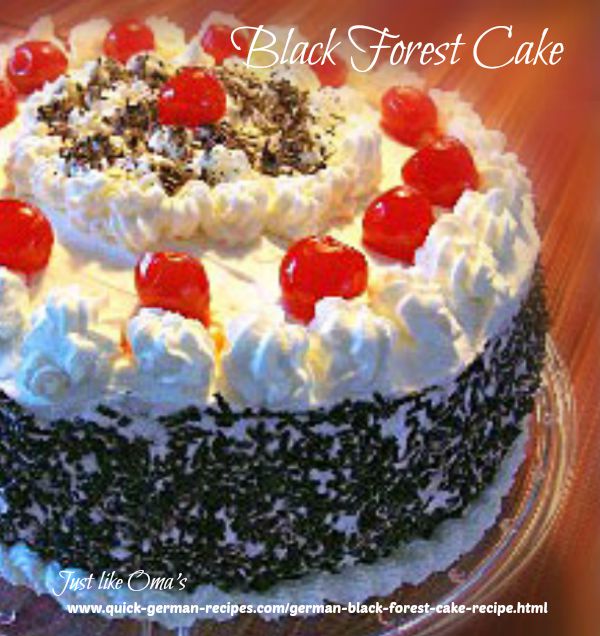 Easy Black Forest Cake Recipe Cakes LONG HAIRSTYLES