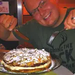 Here's a traditional Bienenstich made with a yeast dough and filled with an unusual Caramel Custard Cream ... So Wunderbar!