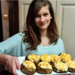 Oma’s twice baked potato recipe is an easy side dish to fit to almost any meal. Make ahead and pop in the oven when you need it. My granddaughter’s favorite!