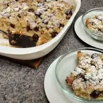 Kirschenmichel is an easy bread pudding that's very popular in southern Germany. It's a Semmelauflauf with cherries in northern Germany. So good!