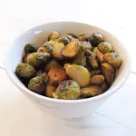 These roasted Brussels sprouts with balsamic vinegar and maple syrup are so delicious! This may just be your new favorite go-to recipe for roasted FROZEN Brussels sprouts.