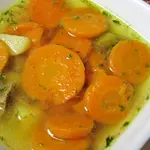 Really easy chunky carrot soup recipe, very healthy, filling,  and kid-pleasing. Check out all our other easy German soups! Easy to make. Easy to love!