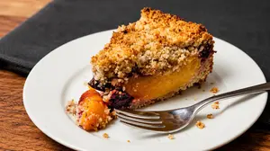 German Cherry Peach Tart Recipe