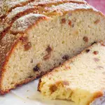 This easy German Christmas Stollen recipe uses cottage cheese or Greek yogurt to keep it moist. Make this when you're in a hurry - no yeast is used-- anytime of the year!