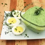 Frankfurter Green Sauce (Grüne Soße) is a traditional Easter dish from Frankfurt, made with seven herbs. Can't find them all? This recipe offers easy substitutes!