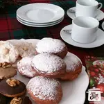 This easy and delicious German jelly donut recipe, aka Berliner Pfannkuchen or Krapfen (among many other names!) is made with a simple yeast dough and a simple hack.