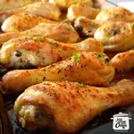 Finger-lickin' good oven fried chicken pieces, easy and economical, perfect for family night dinners, for company, and even Oktoberfest! It’s Brathendl, Oma-style!