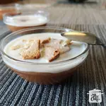This German rhubarb pudding recipe is a great way to use up and enjoy that lovely homegrown rhubarb! A warm, solacing treat for the Spring time! Delicious with ice cream!