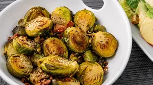 Oma's Brussels sprouts recipe is so easy to make. Not only that, but Oma (that's me!) knows how to make this healthy veggie into something extraordinarily WUNDERBAR!