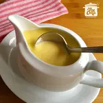 Oma's vanilla sauce recipe is an easy one to make when you're needing that something special to go along with your dessert. Classic! Goes great with ice cream! 