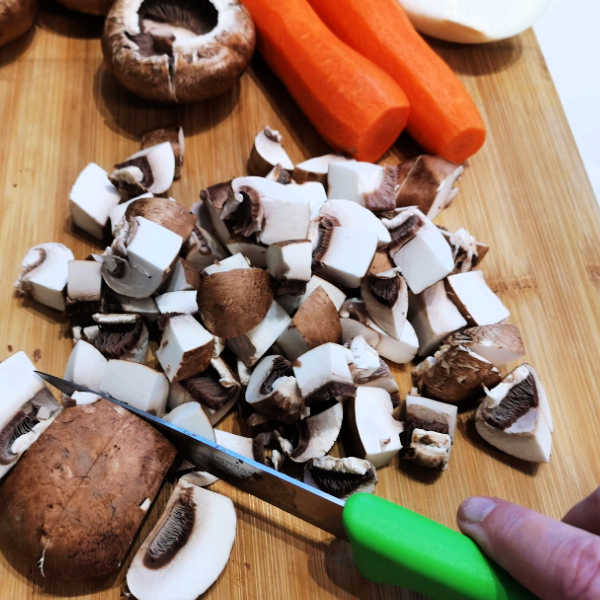 preparing mushrooms preparing mushrooms