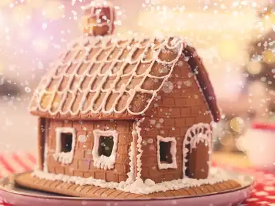 German Gingerbread House Idea #25