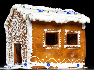 German Gingerbread House Idea #26