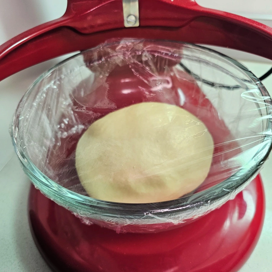 let dough rest for German donuts