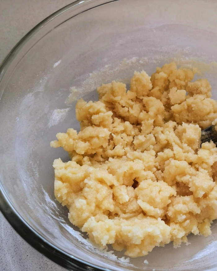 Make the streusel Make the streusel