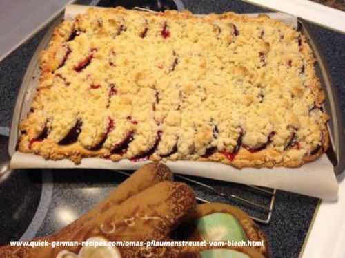 Plum Cake - Oma's Pflaumenstreusel