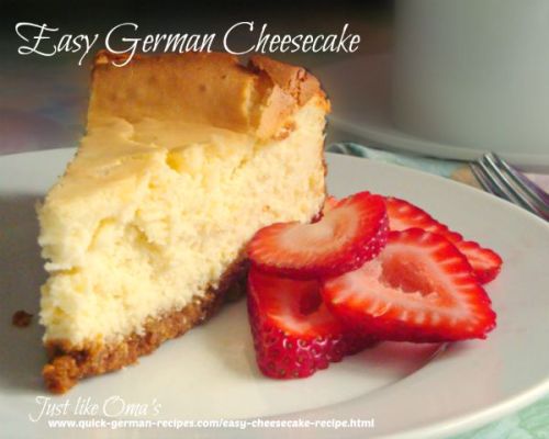 Cheesecake - quick and delicious (no quark)
