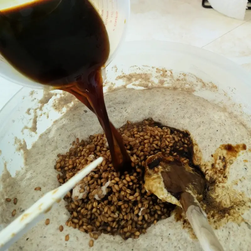 Add Molasses And Water Add Molasses And Water