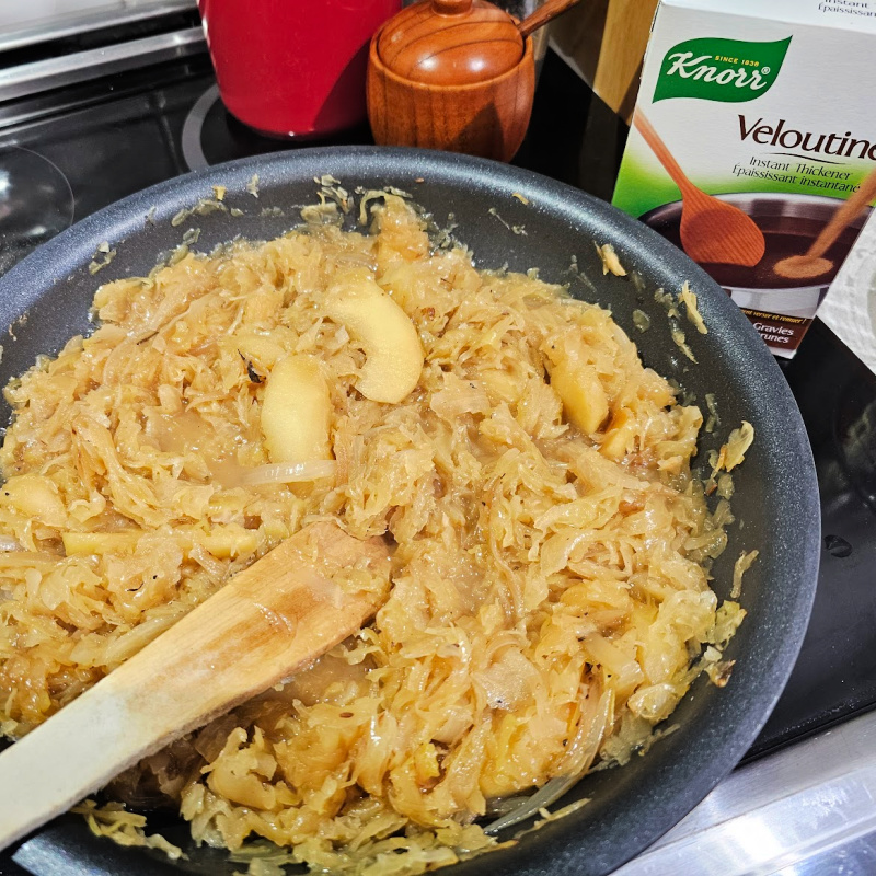 Thicken the pan juices Thicken the pan juices
