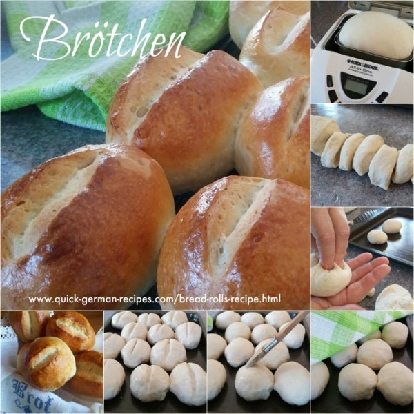 Paso a paso, haciendo Panecillos Alemanes aka Brötchen