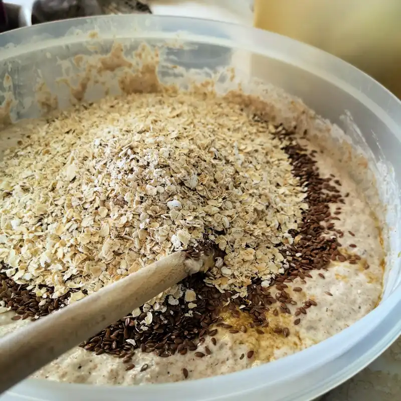 Adding Oats Adding Oats