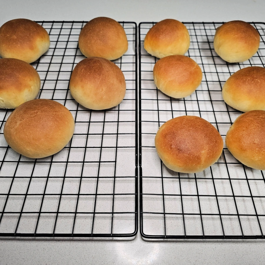 German donuts are cooling