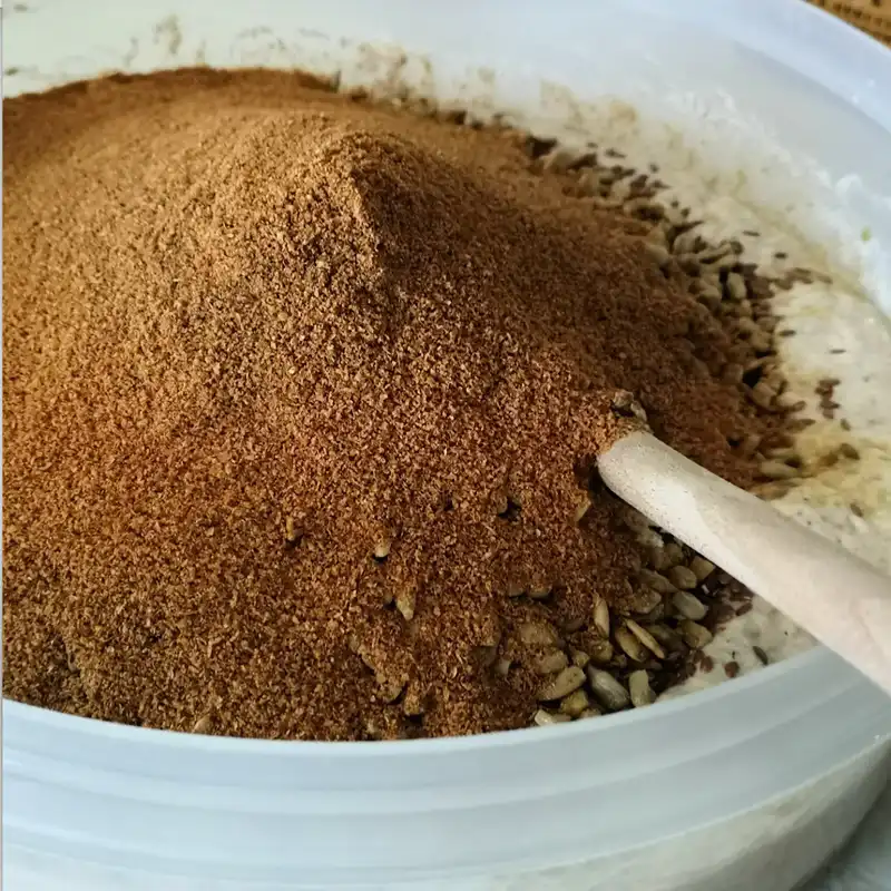 Adding Ground Flax Adding Ground Flax
