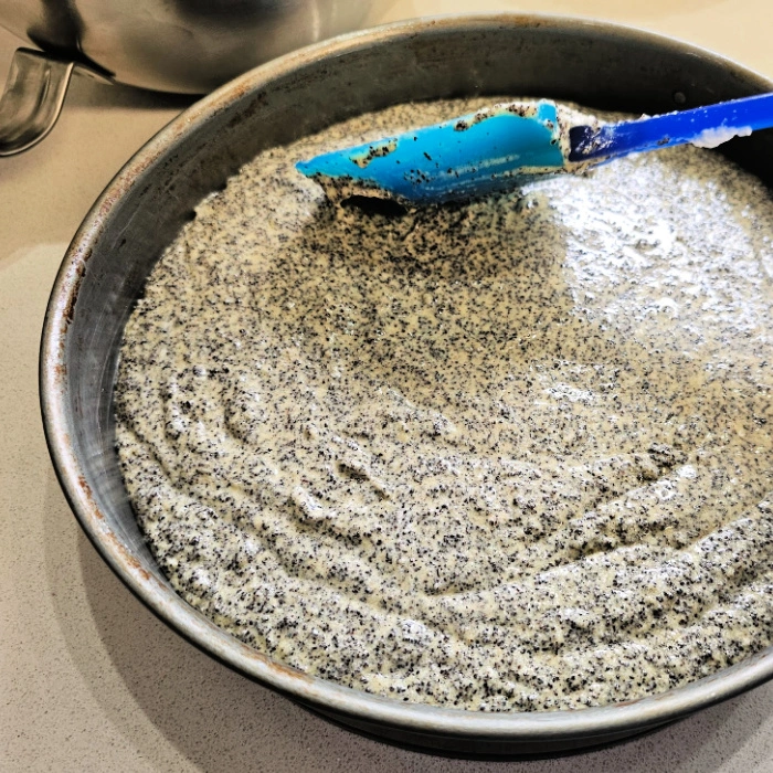 poppy seed cake recipe ready to bake