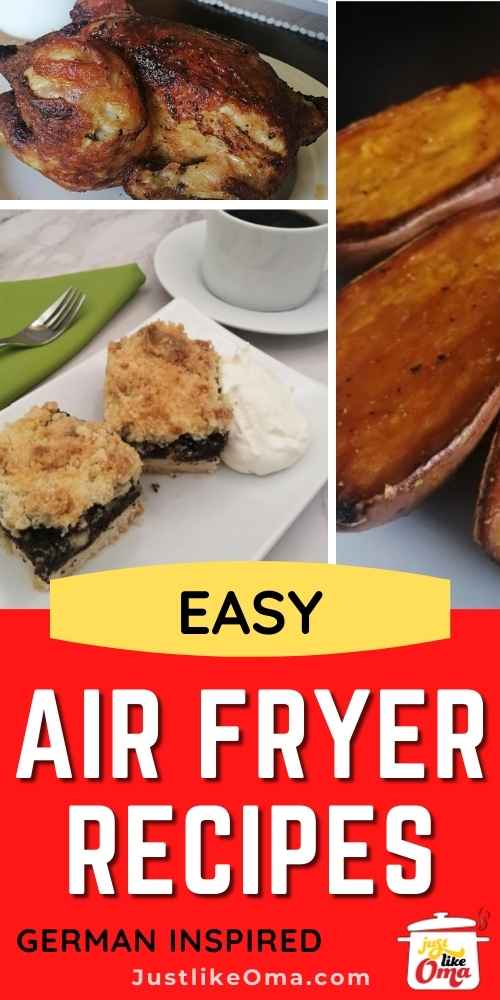 Make these easy air fryer recipes that will make you think you're back in Oma's kitchen, enjoying these German-inspired foods