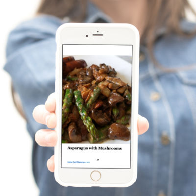 Oma's A is for Asparagus Recipes eCookbook.