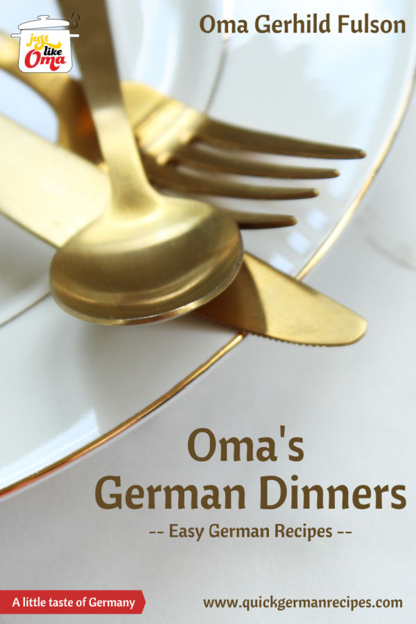 Oma's German Dinners eCookbook