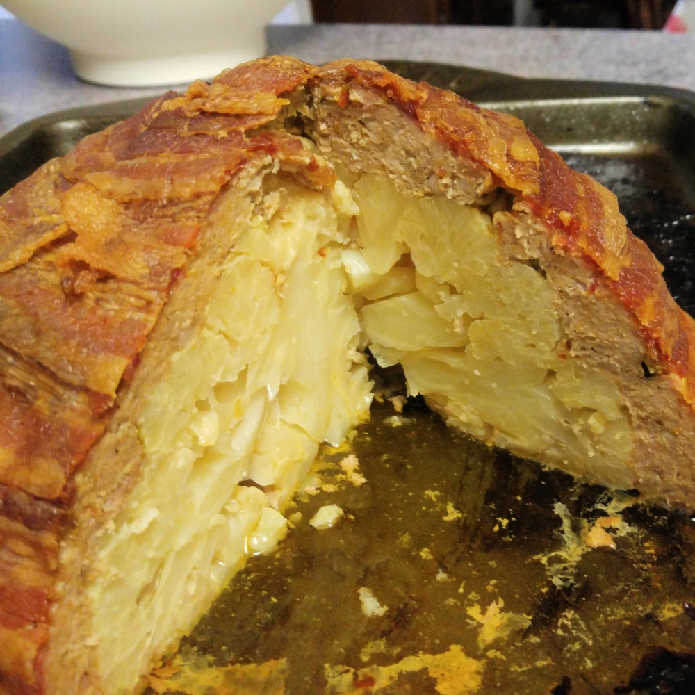 Cut Cauliflower Bombe