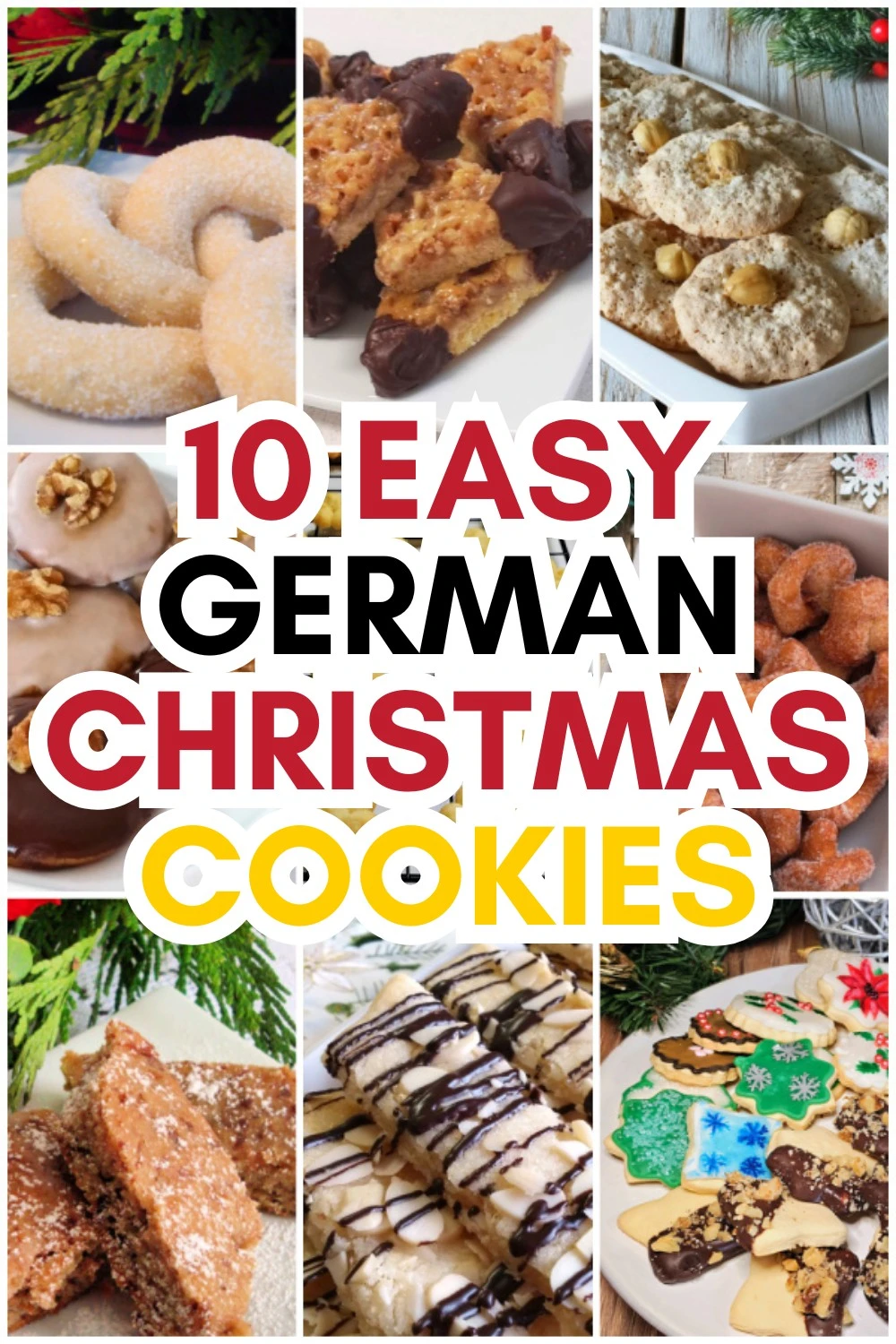 German Christmas Cookie Recipes: Indulge in 10 traditional treats like spiced Lebkuchen, buttery Spritzgebäck, and nutty Nussecken to sweeten your holiday season.
