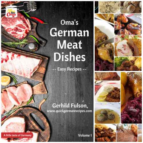 Take a look at Oma's German Meat Dishes eCookbook filled with traditional favorites.