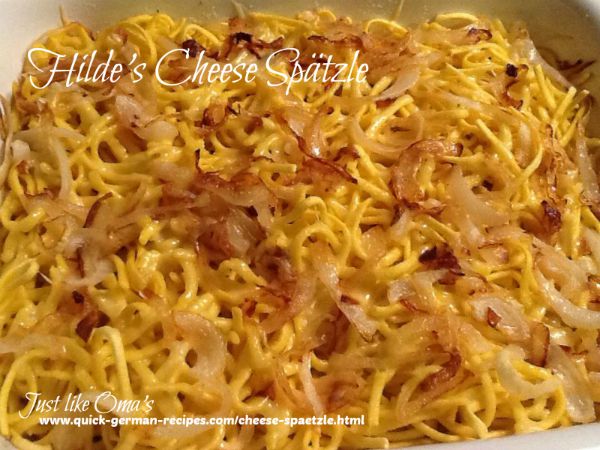 Hilde's German Cheese Spätzle!