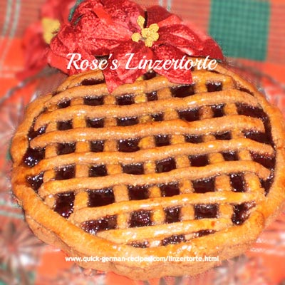 Linzertorte - traditional raspberry jam tart