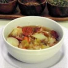 Mark's Potato Soup with Cabbage