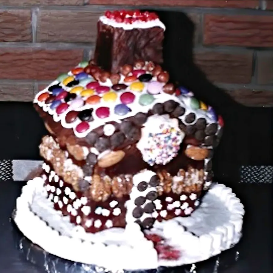 Oma's first German gingerbread house recipe