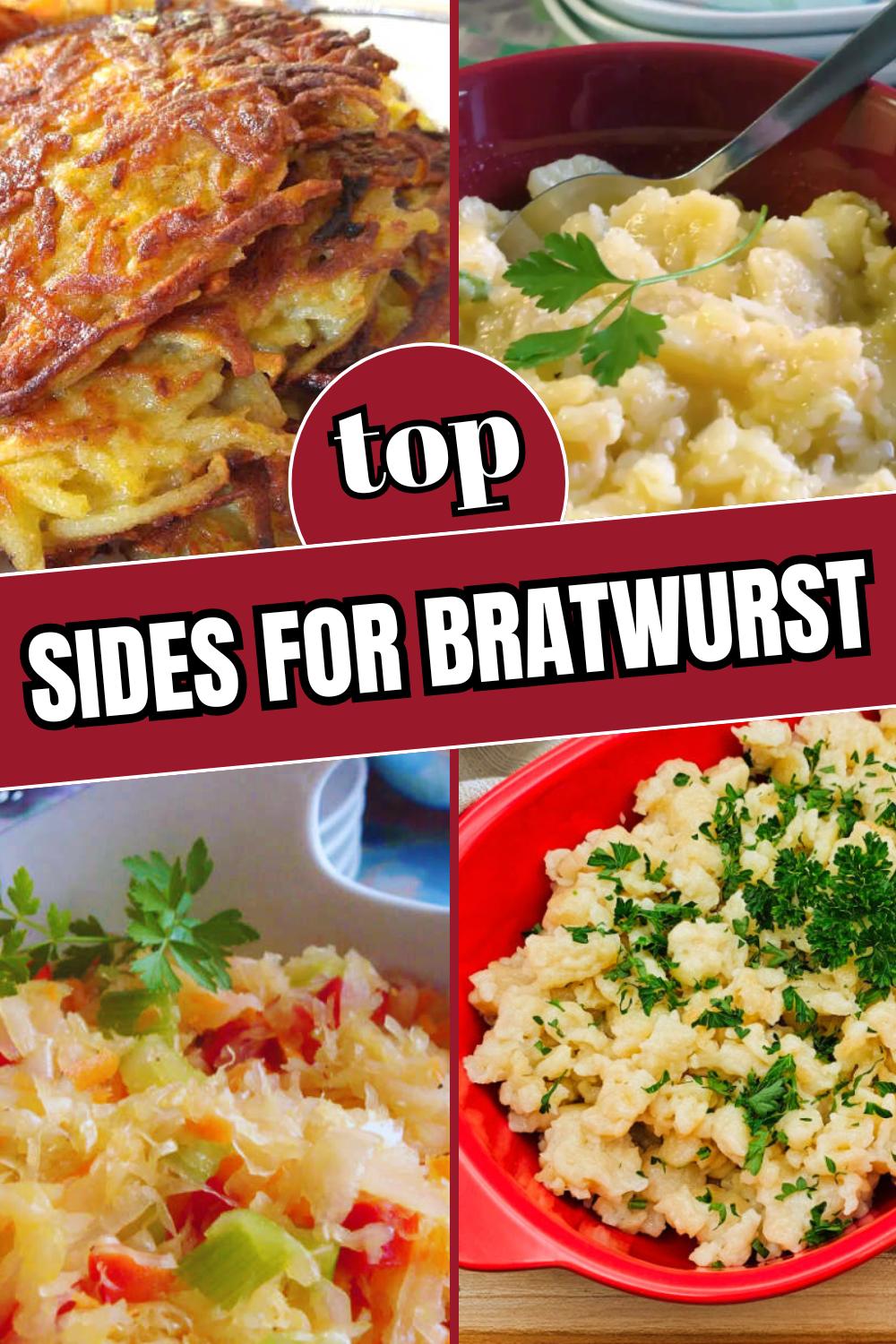 What to serve with bratwursts - banner PIN