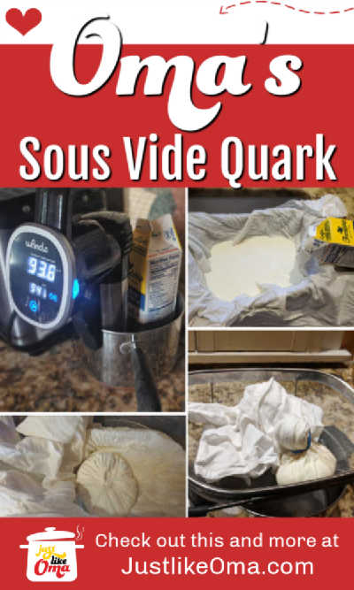 Homemade Quark recipe for baking such as the German Cheesecake