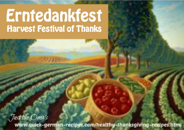 Celebrate Thanksgiving ... German-Style.