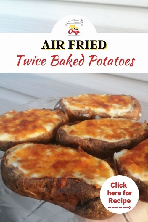 Air fryer twice baked potatoes, Luftfritteuse zweimal gebackene Kartoffeln!