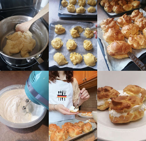 These air fryer cream puffs are so easy and delicious delicacy! Your company will love these! These air fryer cream puffs are so easy and delicious delicacy! Your company will love these!