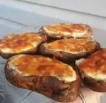 Twice Baked Potatoes (zweimal gebackene Kartoffeln)