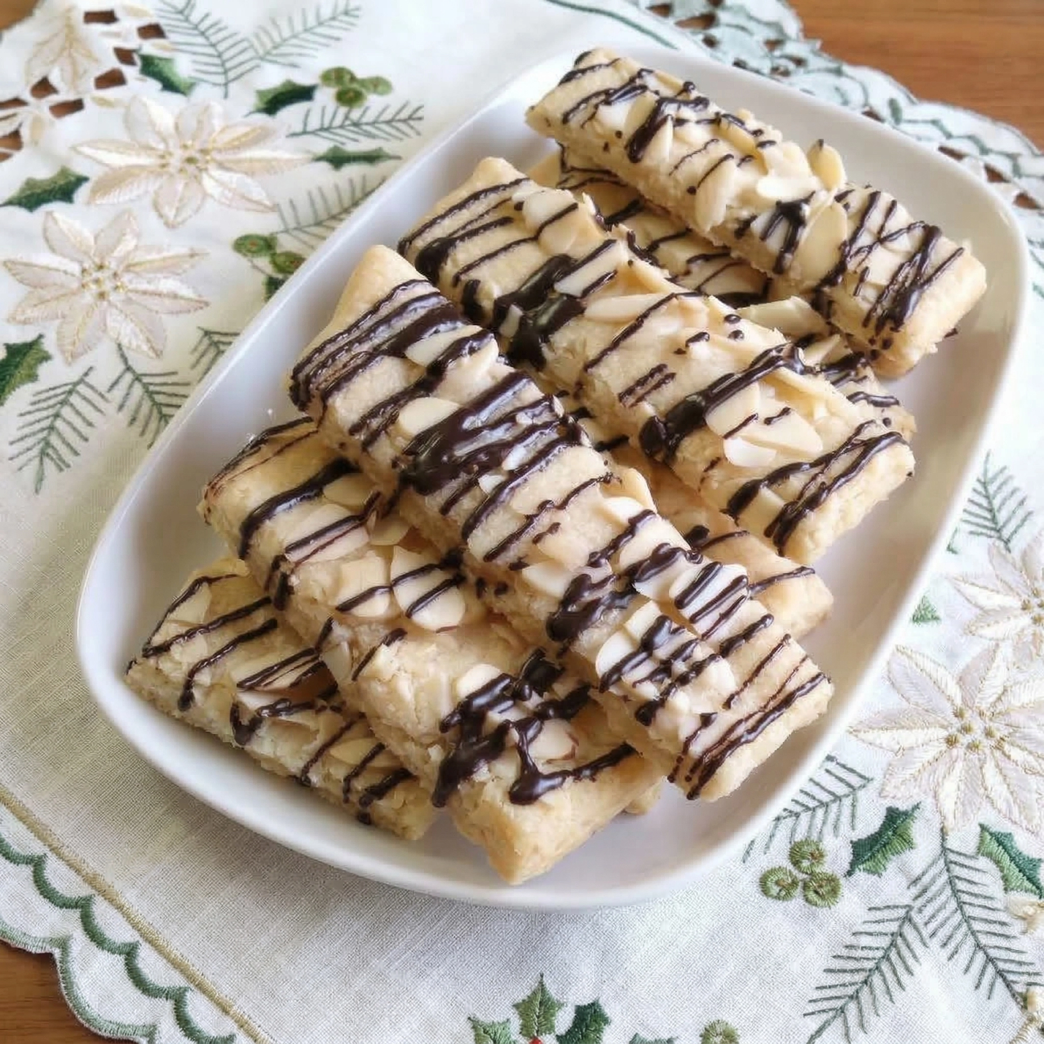 easy breezy scandinavian almond bars with a German twist... such a quick recipe to whip up