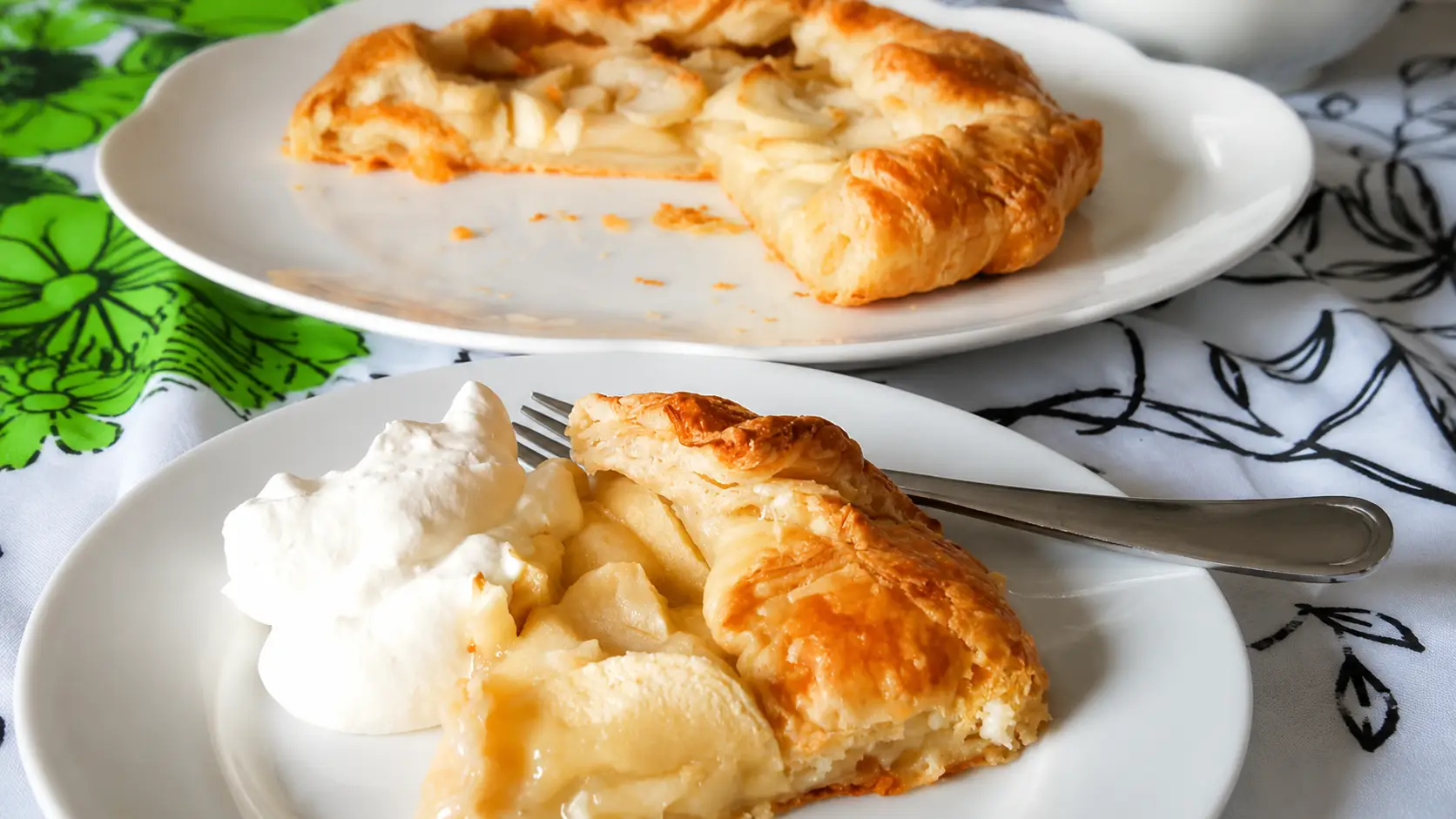 This Apple Galette tastes just like German apple studel!