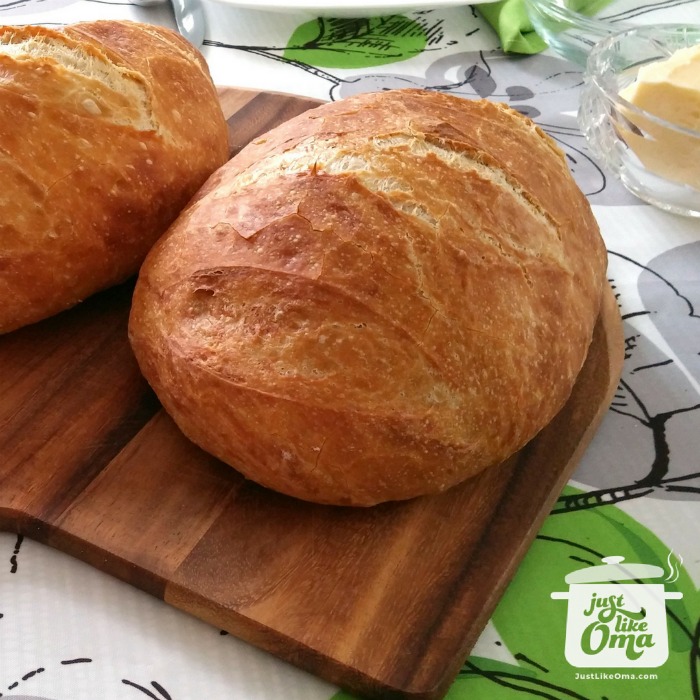 Homemade artisan bread is always a treat!