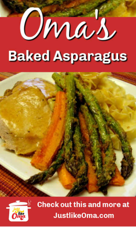 Baked asparagus -- Rich's style 
A wonderful technique to get fabulous veggies.